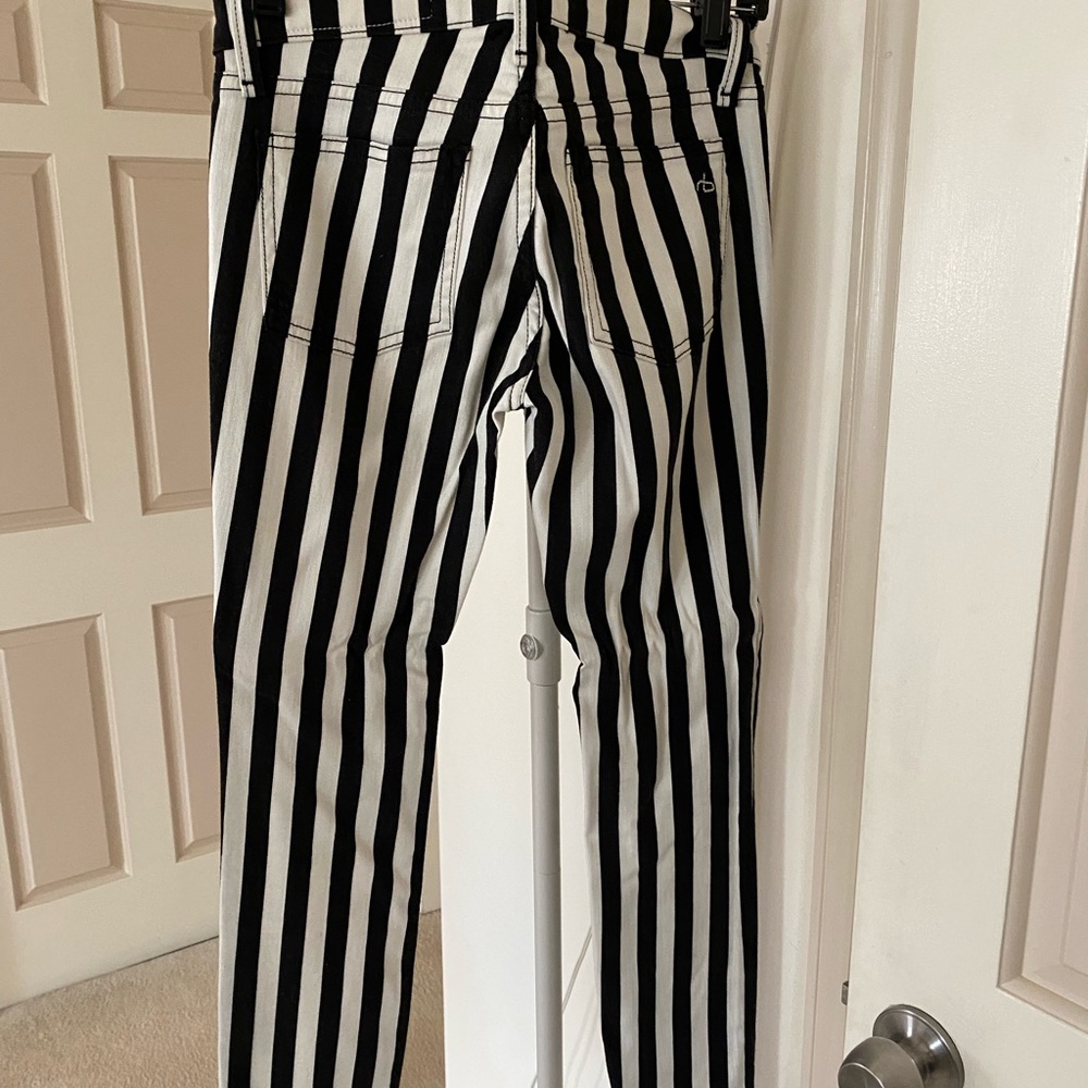 RAG and BONE PINSTRIPE ANKLE LENGTH PANT